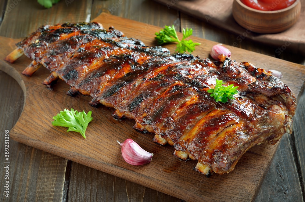grilled beef ribs