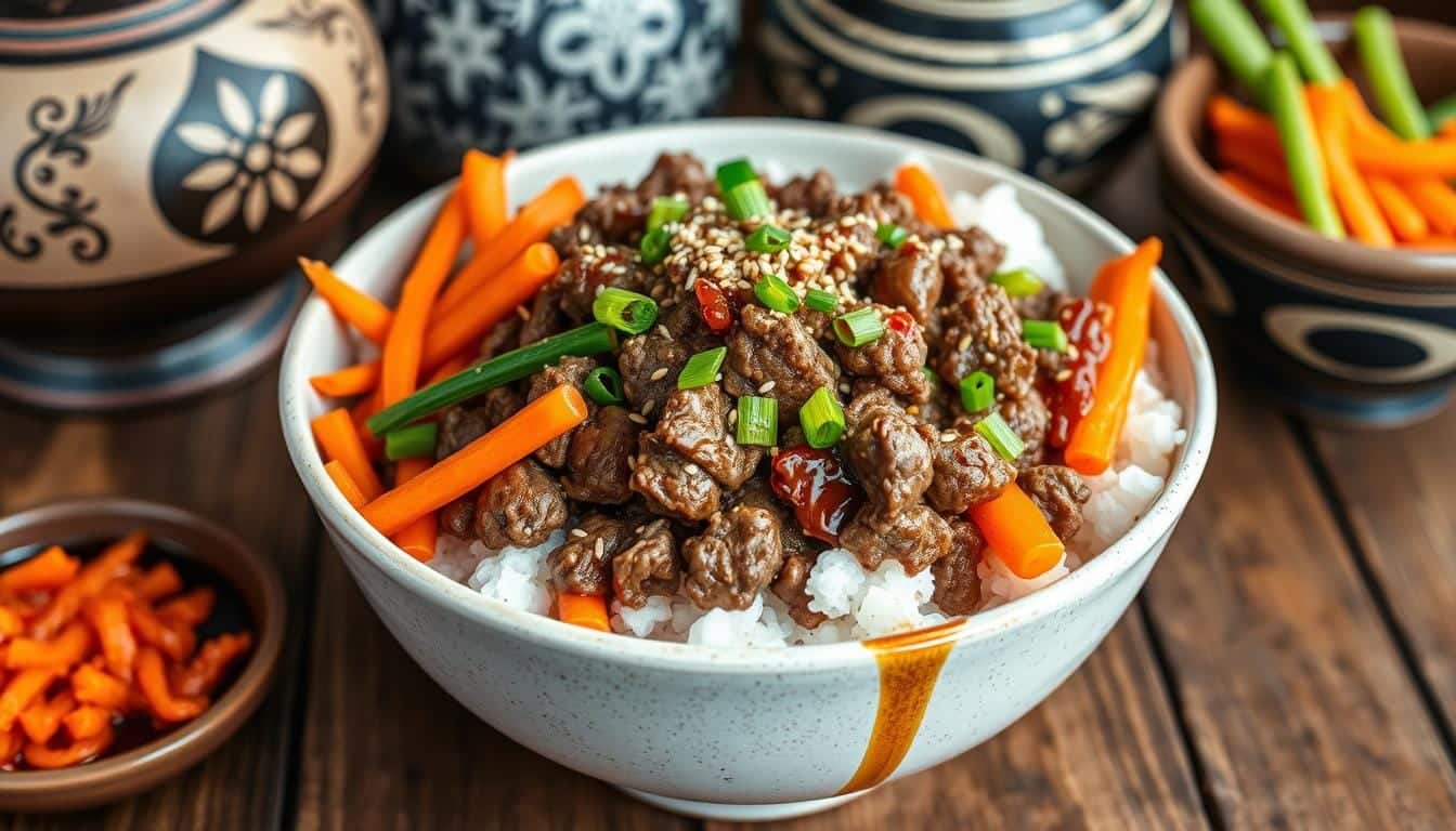 Korean Ground Beef Bowl