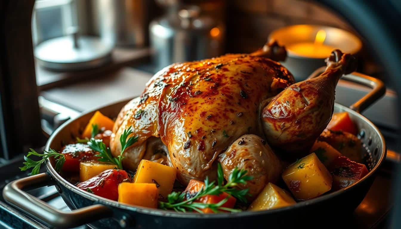 Delicious Braised Chicken with Crispy Skin