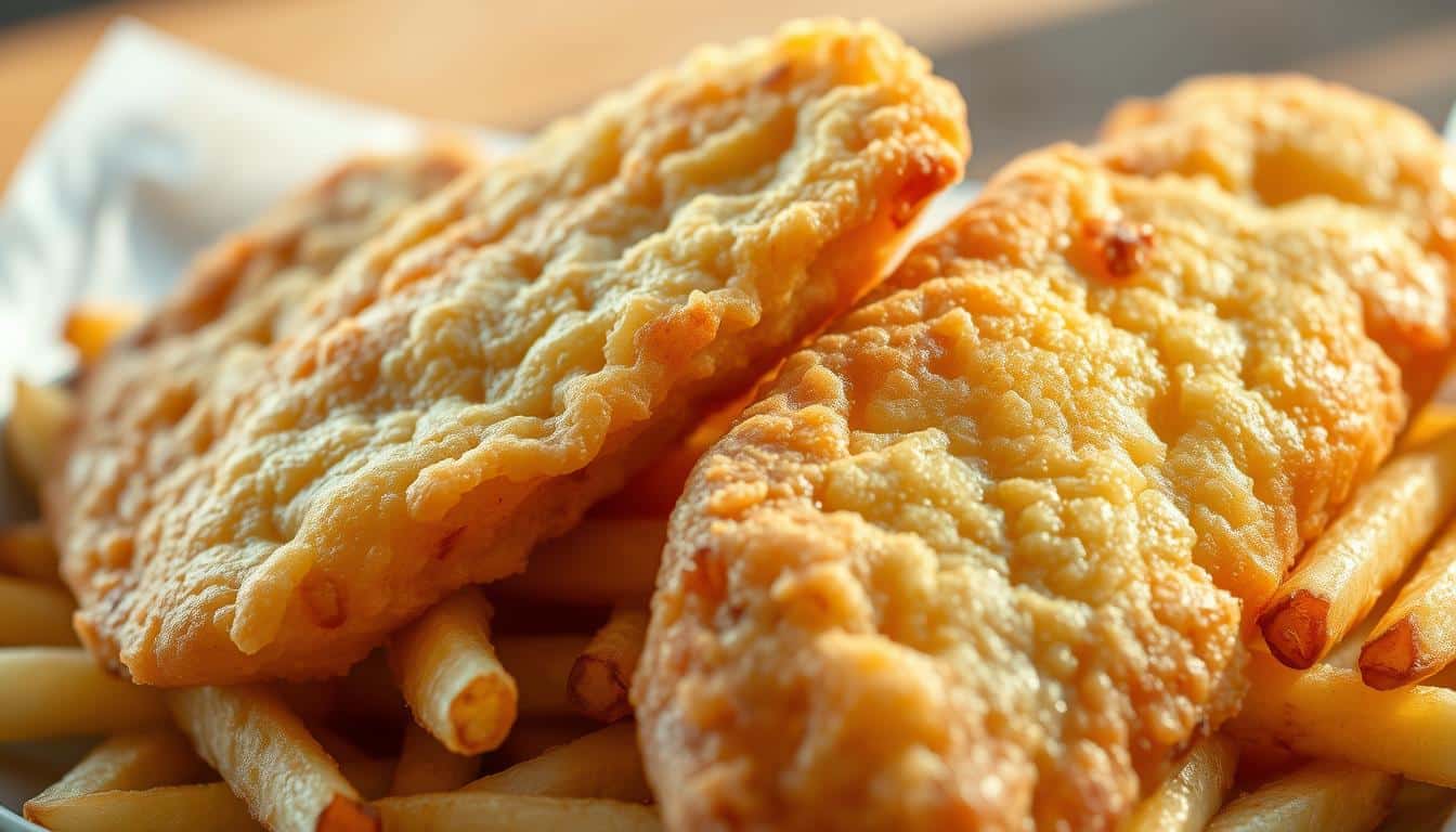 Delicious Fish and Chips: Crispy Battered Fish with Fries
