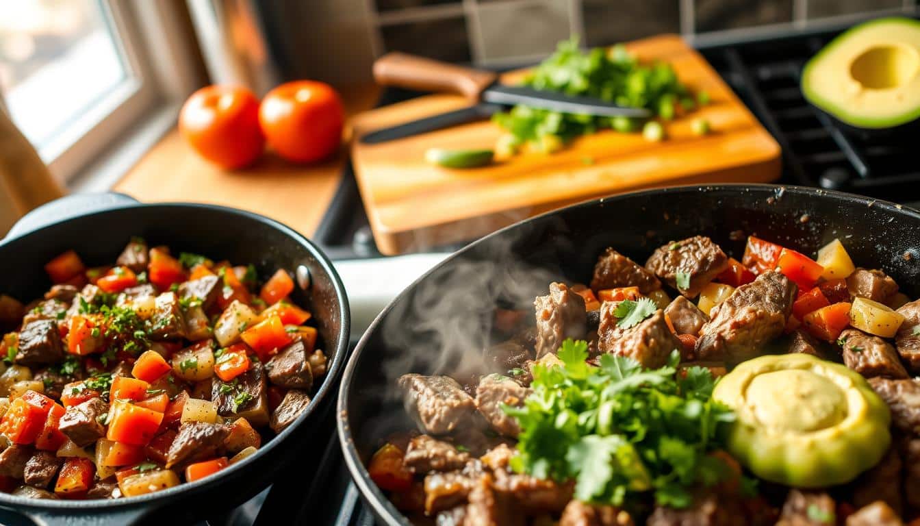 Irresistible Skillet Beef Tacos: Quick & Flavorful