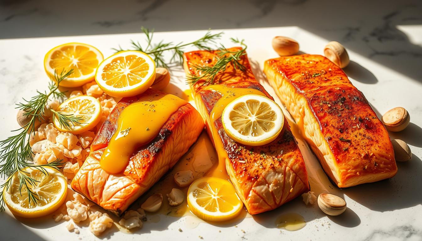 Baked Garlic Lemon Salmon for Dinner
