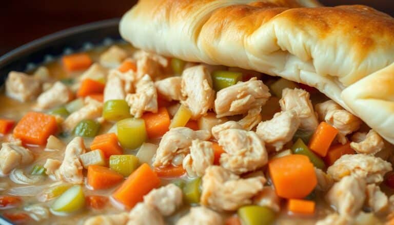 Easy Chicken Pot Pie Recipe with Crescent Rolls