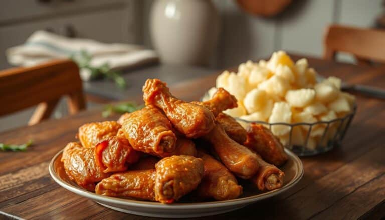 Mashed Potatoes with Chicken Wings - Easy Recipe!