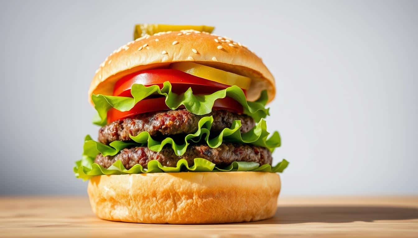 The Iconic Hamburger: Bun, Patty, Toppings