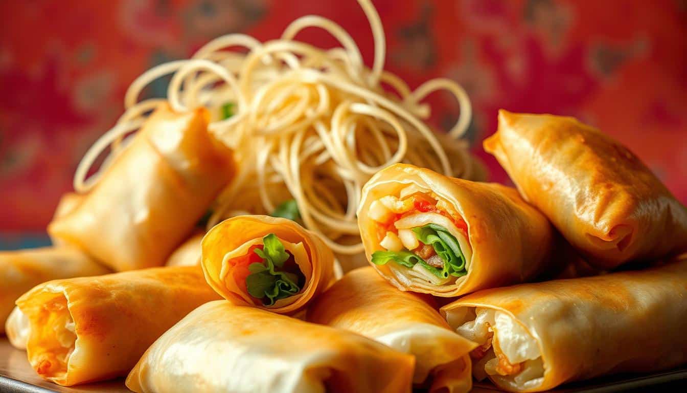 Enjoy Authentic Chinese Spring Rolls and Vermicelli
