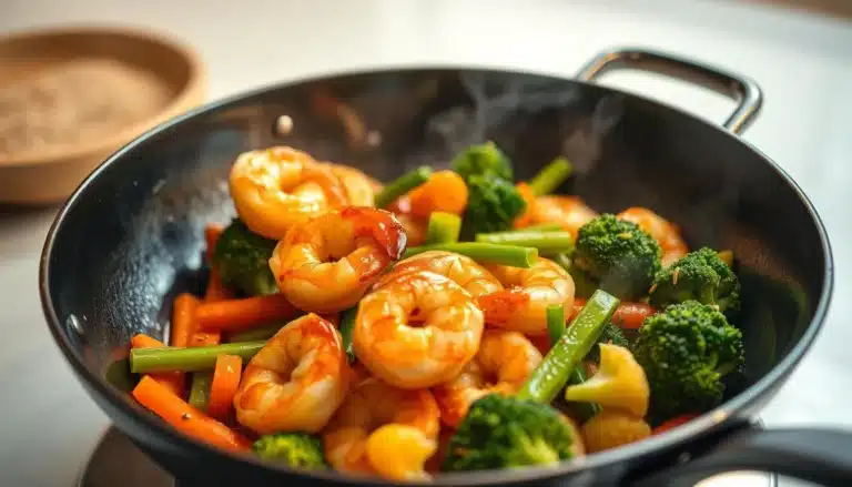 Honey Garlic Shrimp Stir-Fry