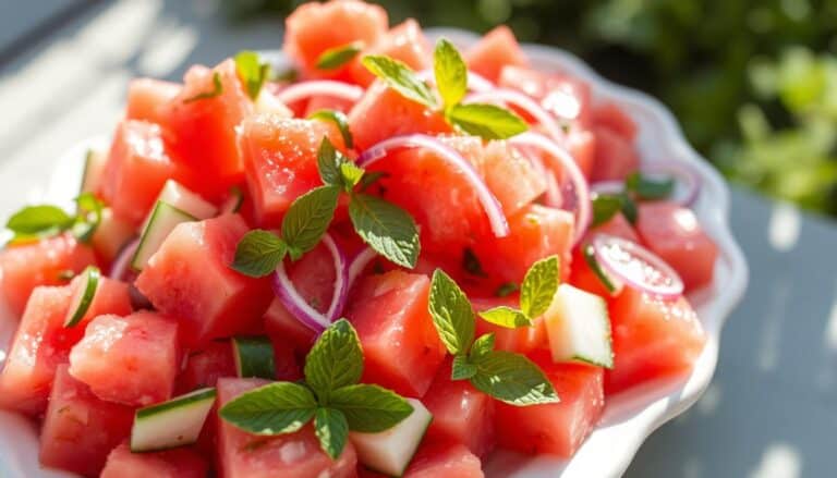 Easy Watermelon Salad Recipe Without Feta