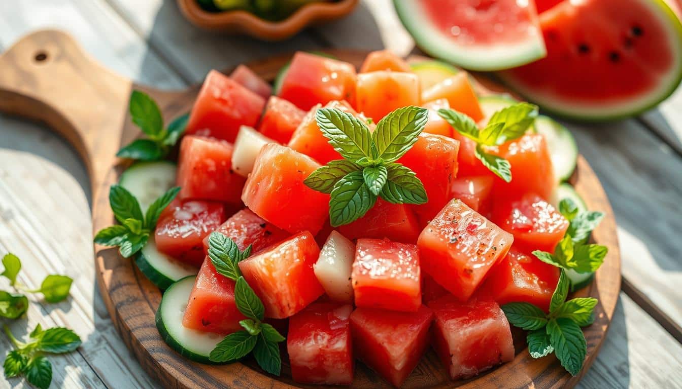 Easy Watermelon Salad Recipe Without Feta