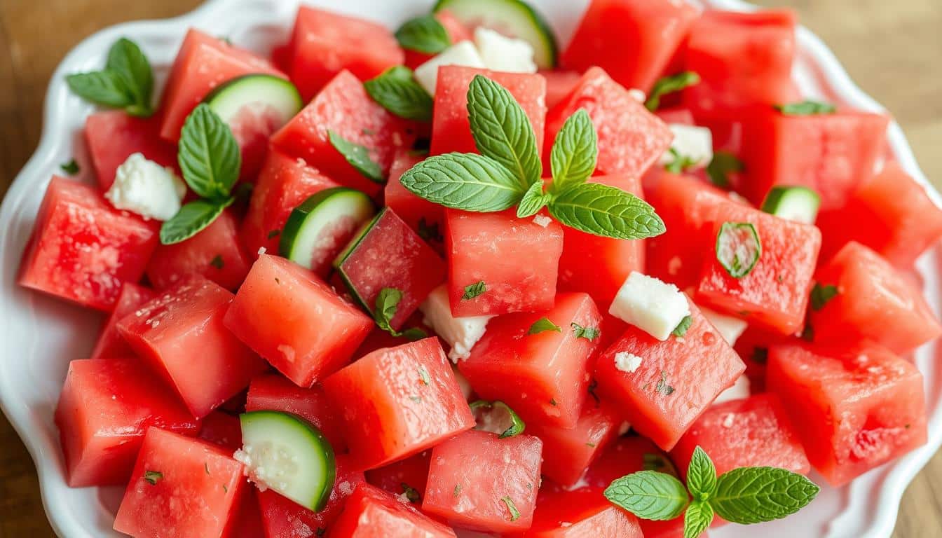 Easy Watermelon Salad Recipe Without Feta